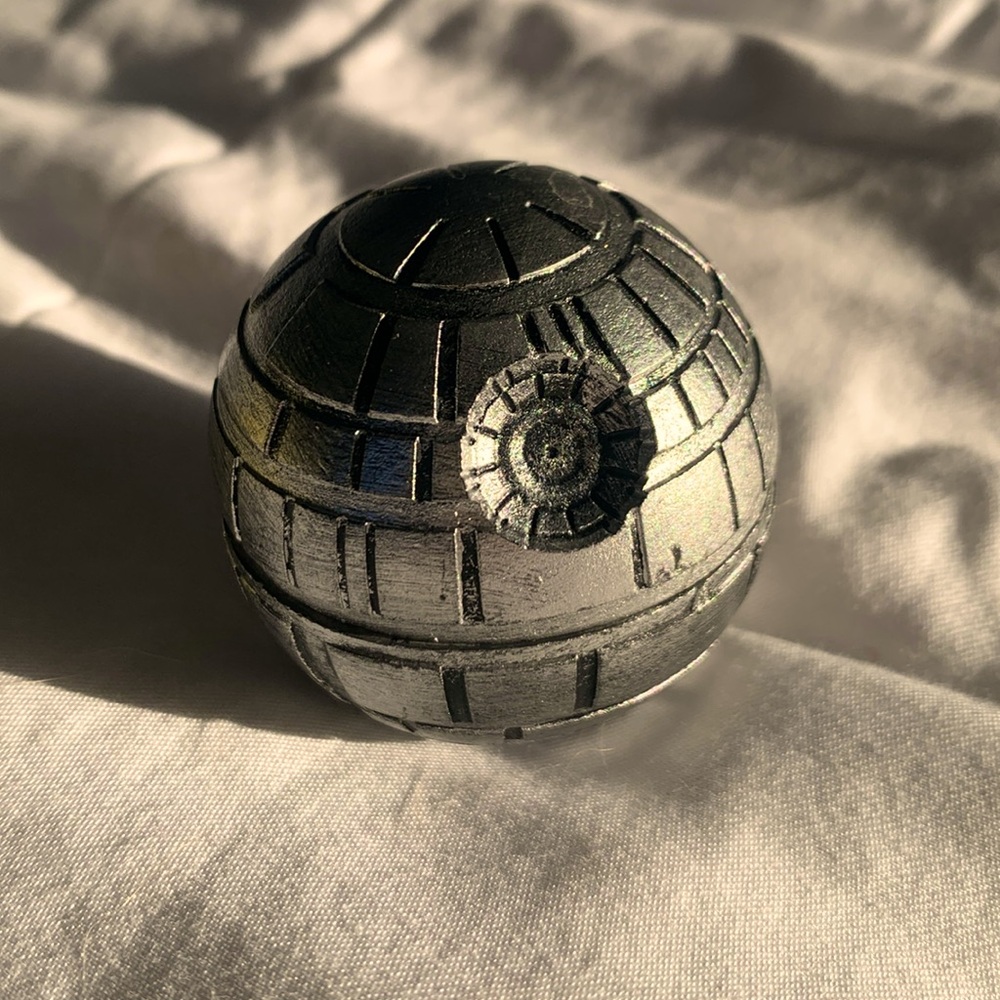 2'' Metal Death Star 3 Piece Herb Kitchen Spice Grinder Crusher set of two